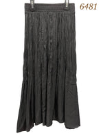 6481 SMILE EVERYDAY CRINKLE PLEAT MIDI SKIRT