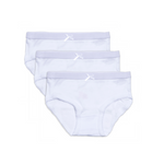 f105 feathers girls solid white briefs