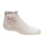735 ZUBII PEARL BOW ANKLET