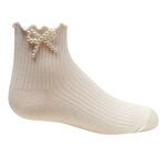 735 ZUBII PEARL BOW ANKLET