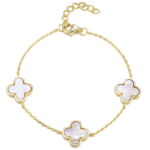 8B926 DLUX GP SS CLOVER BRACELET