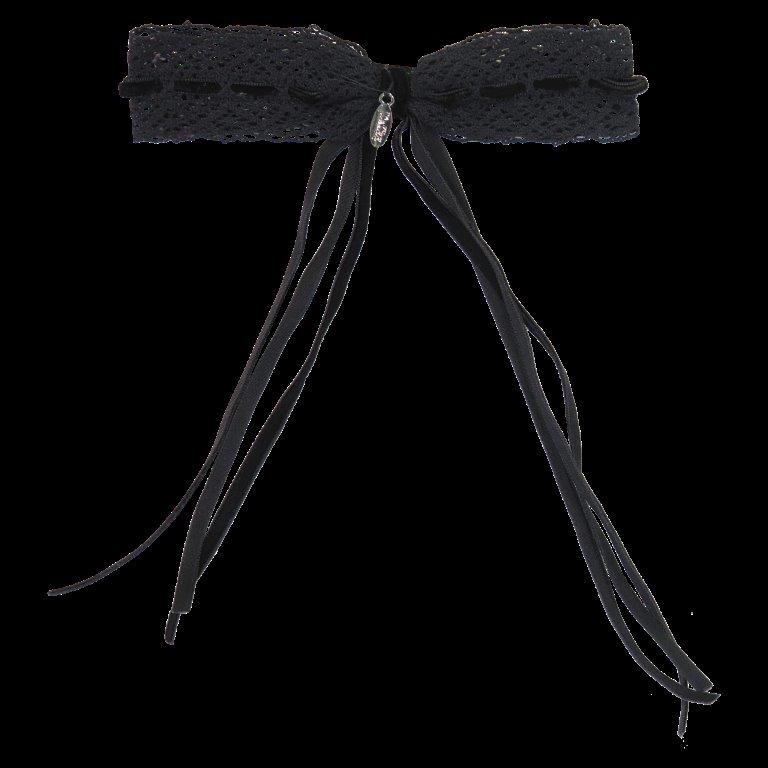AM1851 DACEE LACE WOVEN BOW MED CLIP