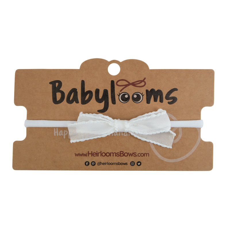 B1355 HEIRLOOMS EDGED RIBBON BABY BAND