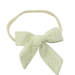 BR6591 CHERIE BABY WOVEN BOW NARROW BAND