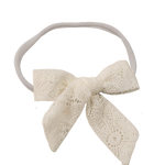 BR6591 CHERIE BABY WOVEN BOW NARROW BAND