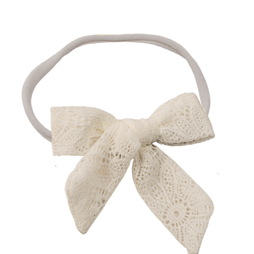 BR6591 CHERIE BABY WOVEN BOW NARROW BAND