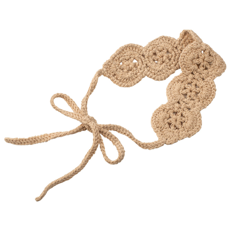BR6626 CHERIE BABY BAND W/ TIES CROCHET COLLECTION