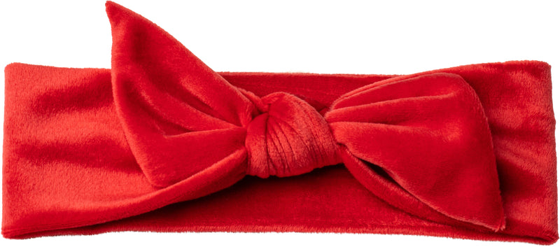 BR6730 CHERIE SOFT VELVET TIE BOW BABY BAND