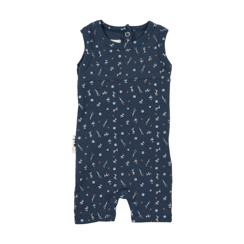 MANIERE BERRY FLORAL ROMPER