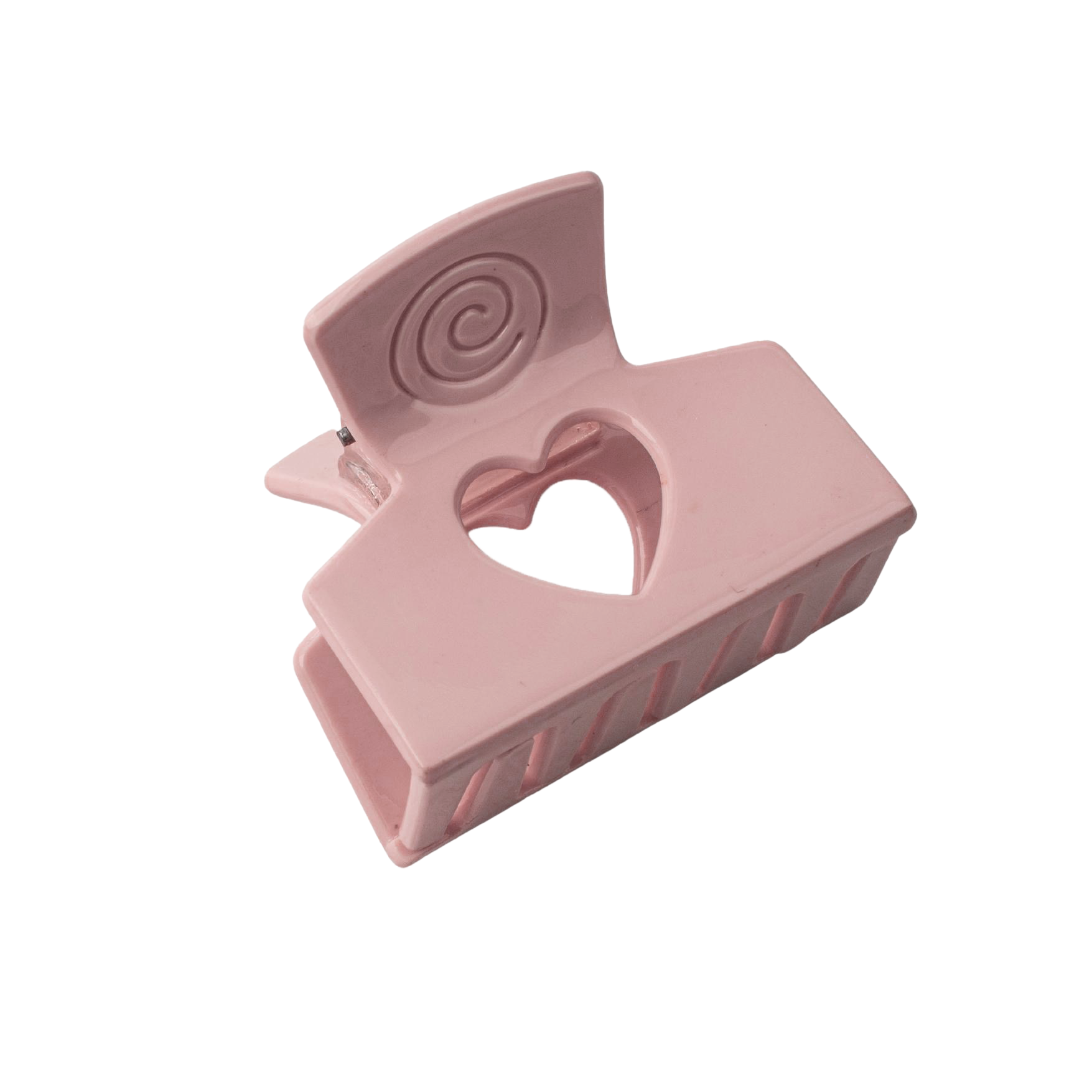CHERIE CLAW CLIPS RESIN HEART CUTOUT CC102