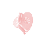 CHERIE CC105 CLAW CLIPS SMALL RESIN HEART