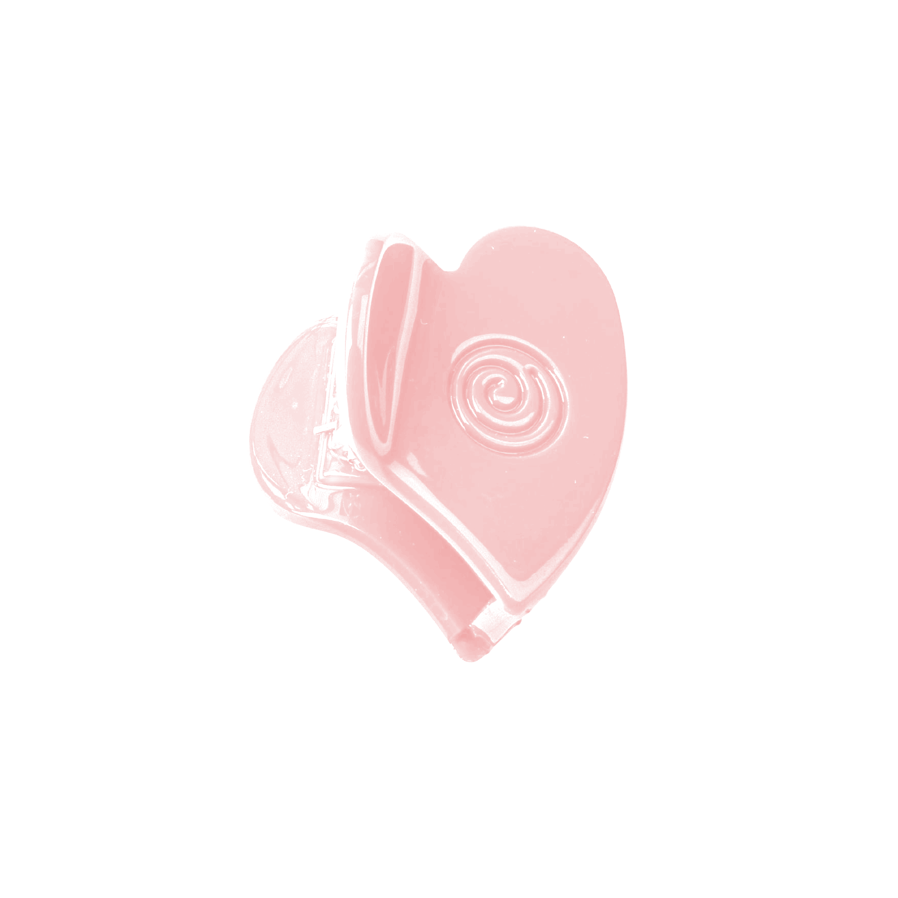 CHERIE CC105 CLAW CLIPS SMALL RESIN HEART