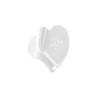 CHERIE CC105 CLAW CLIPS SMALL RESIN HEART