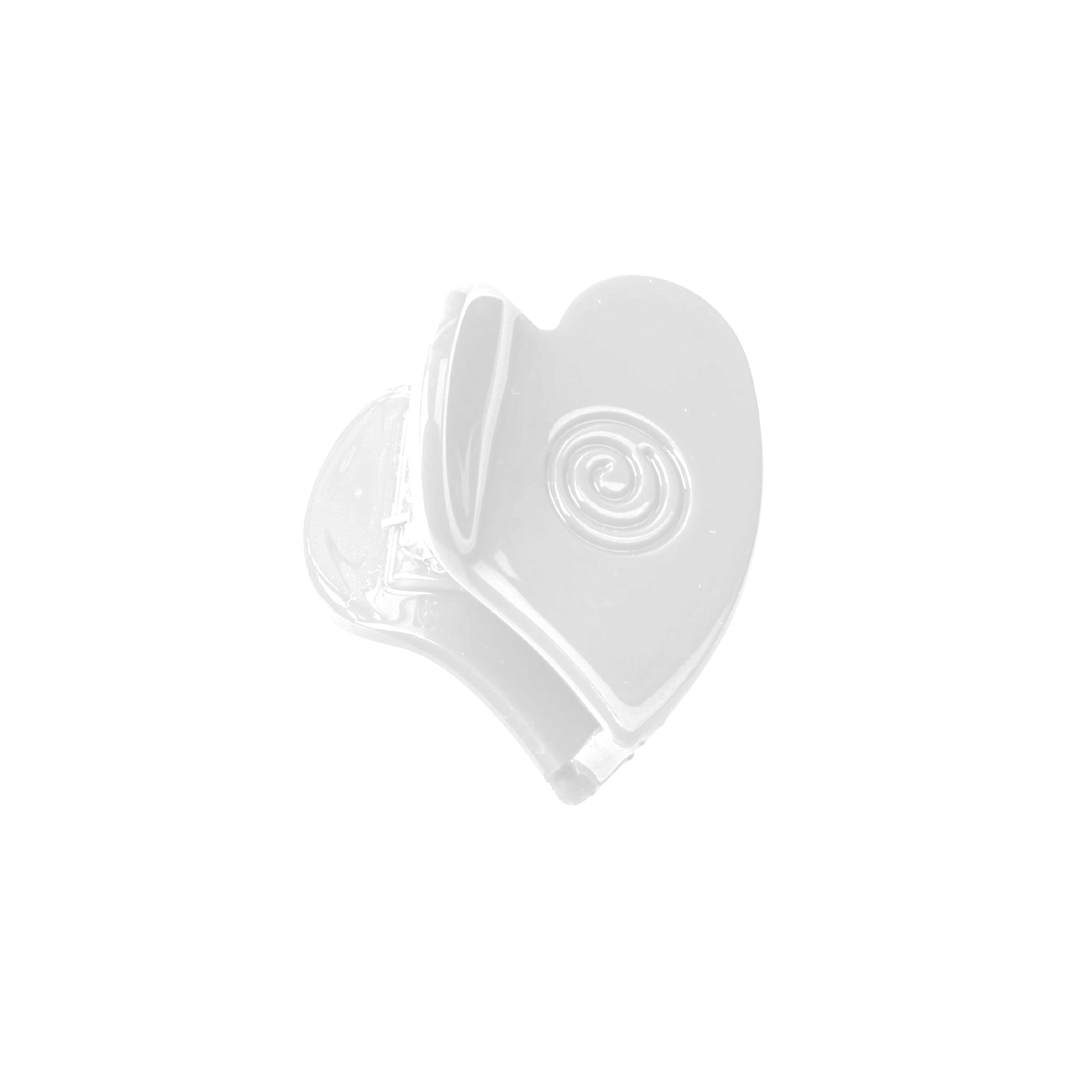 CHERIE CC105 CLAW CLIPS SMALL RESIN HEART