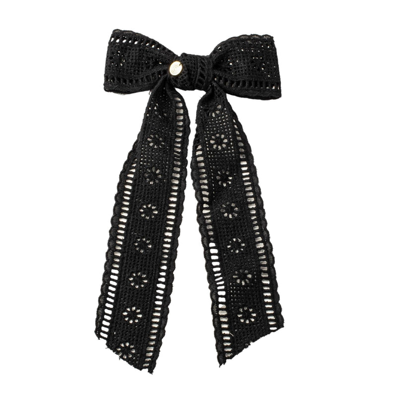 CP6578 CHERIE LACE LARGE BOW CLIP