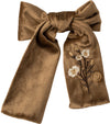 CP6755 CHERIE EMBROIDERED VELVET BOW