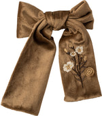 CP6755 CHERIE EMBROIDERED VELVET BOW