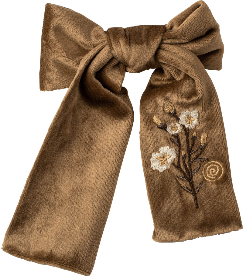 CP6755 CHERIE EMBROIDERED VELVET BOW