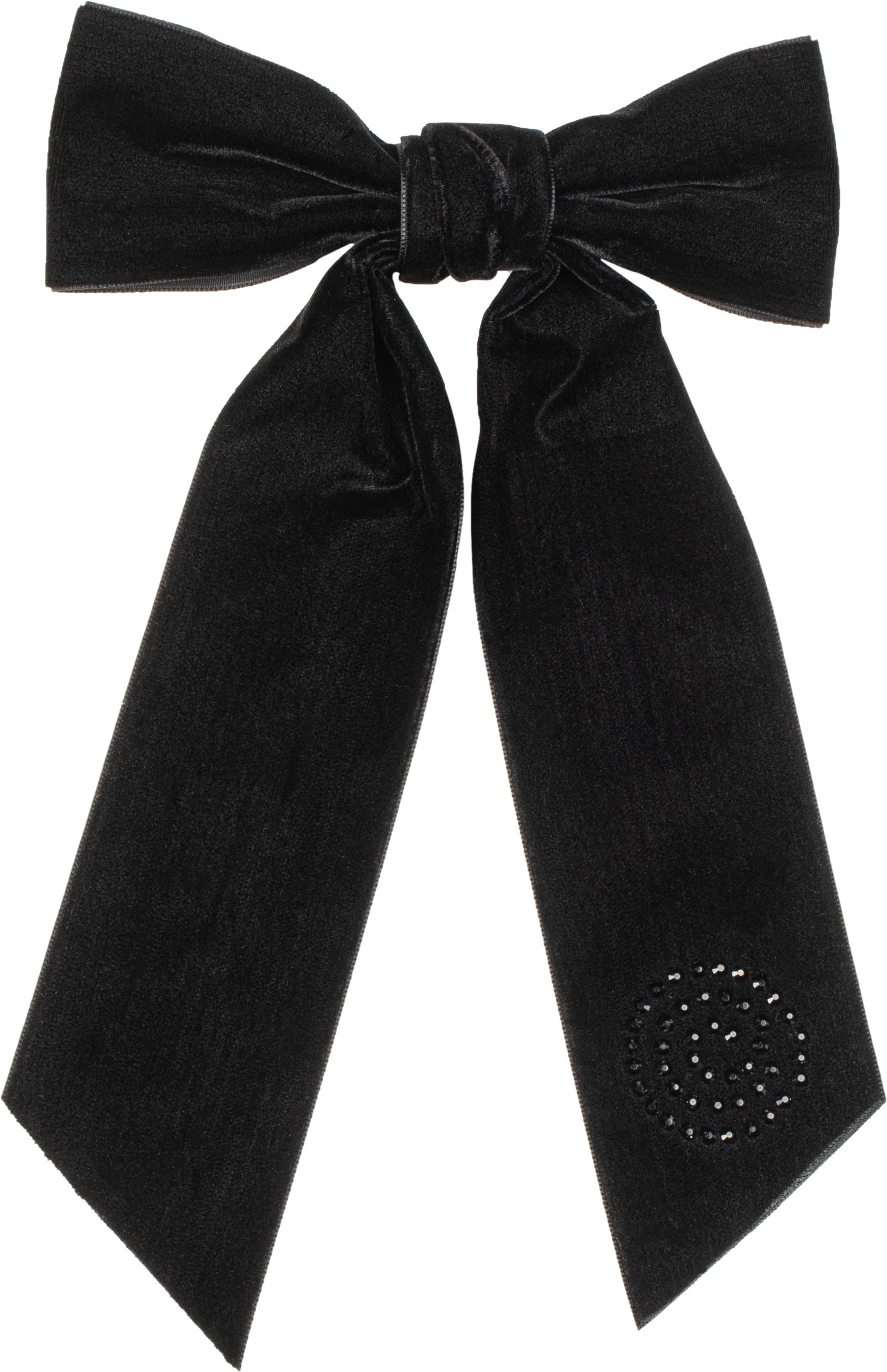 CP6756 CHERIE VELVET STUDDED BOW