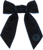 CP6756 CHERIE VELVET STUDDED BOW