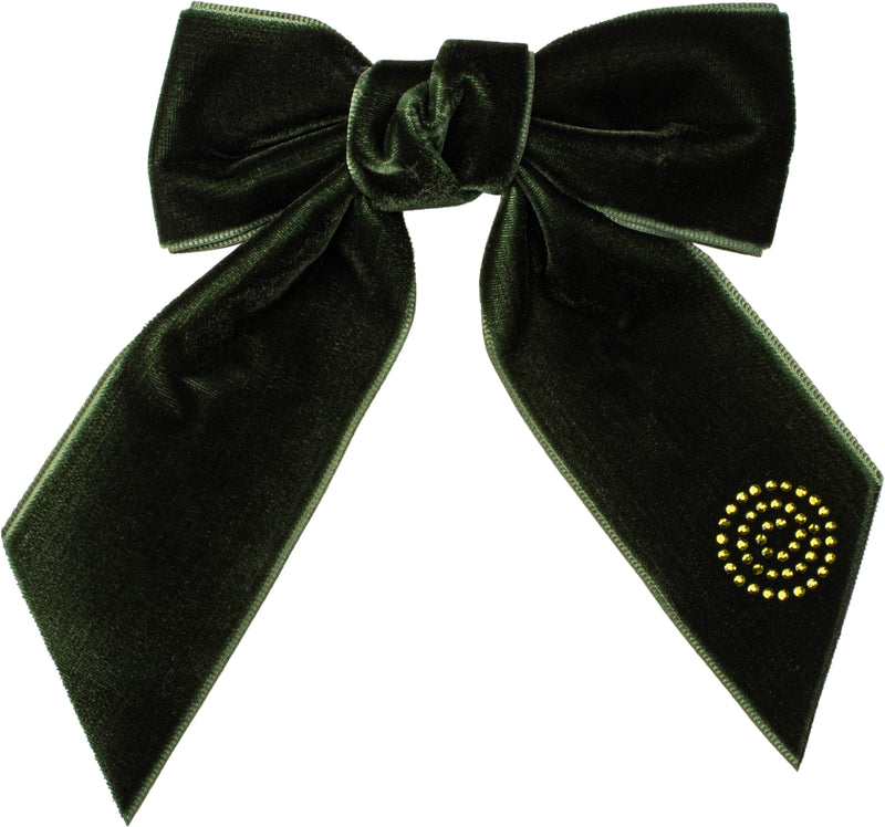 CP6756 CHERIE VELVET STUDDED BOW
