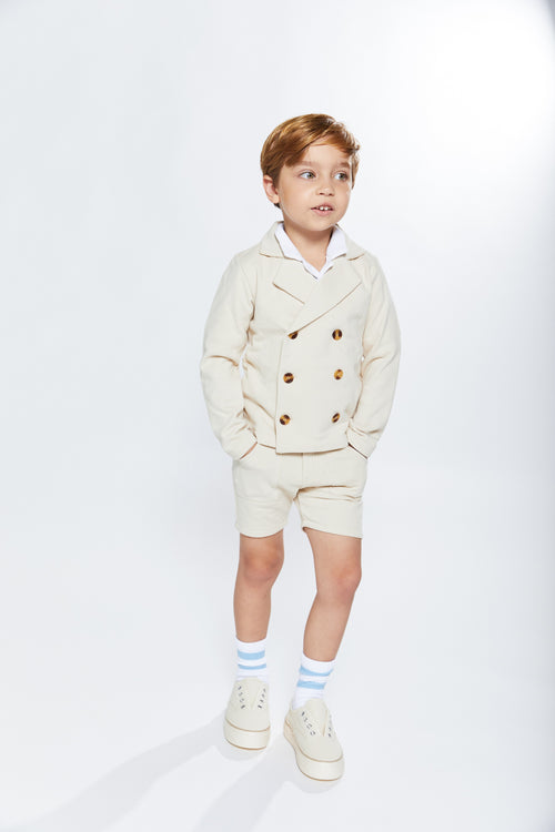 CREW COTTON KNIT SHORTS AL2583