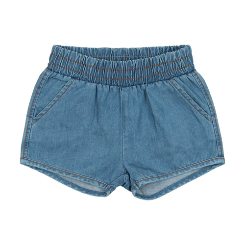 LIL LEGS DENIM TRACK SHORTS SS23