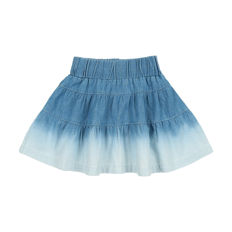 ANALOGIE DIP DYE TIERED SKIRT