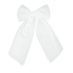 BANDEAU DRESSY DOT TULLE LARGE BOW CLIP DT-LC