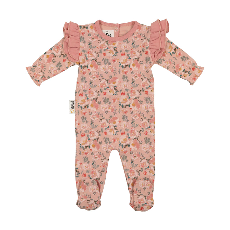 MANIERE FLORAL PRINT FOOTIE