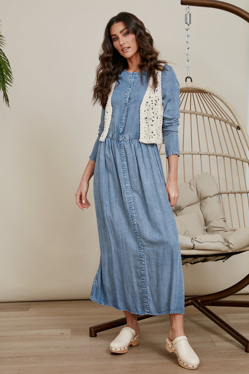 TWEED LANES DRESS W-6801