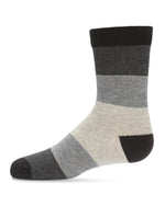 MK-148 MEMOI OMBRE STRIPE BOYS CREW SOCKS