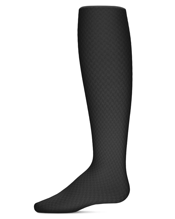 MKF-4053 MEMOI PRISM TEXTURED MICROFIBER TIGHTS