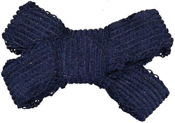 MN1818 DACEE SCALLOP CORDUROY BOW MINI CLIP