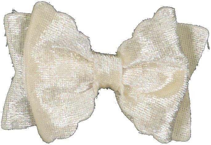 MN1866 DACEE VELVET BOW MINI CLIP