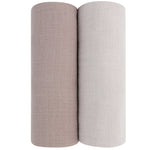 ELYS & CO 2PK COTTON MUSLIN SWADDLE SET