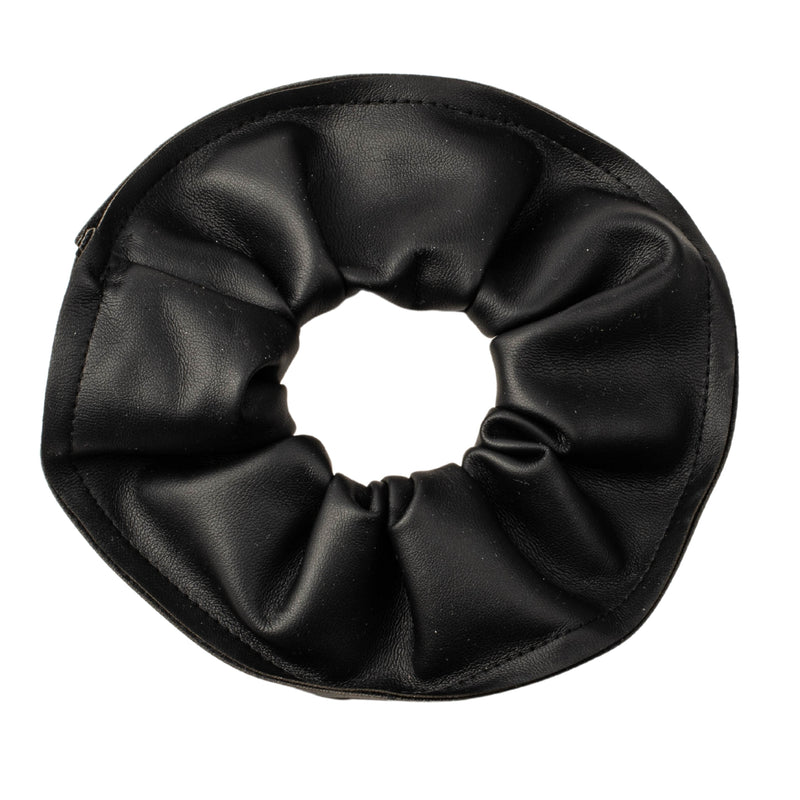 P6534 CHERIE LEATHER OVERSIZED SCRUNCHY