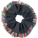 P6710 CHERIE FRINGE OVERSIZED SCRUNCHY