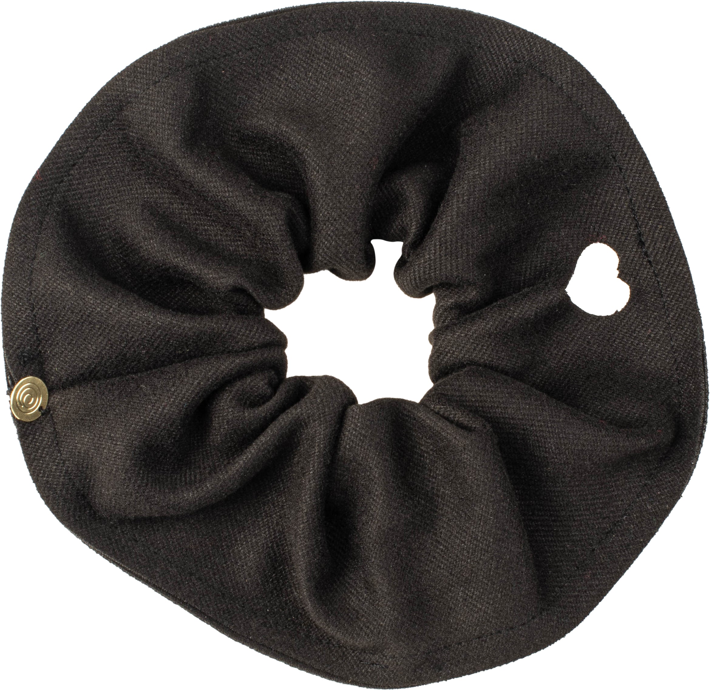 P6750 CHERIE FELT HEART CUT OUT OVERSIZED SCRUNCHY