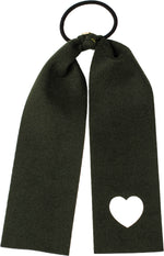 P6750 CHERIE FELT HEART CUT OUT PONY W TIES