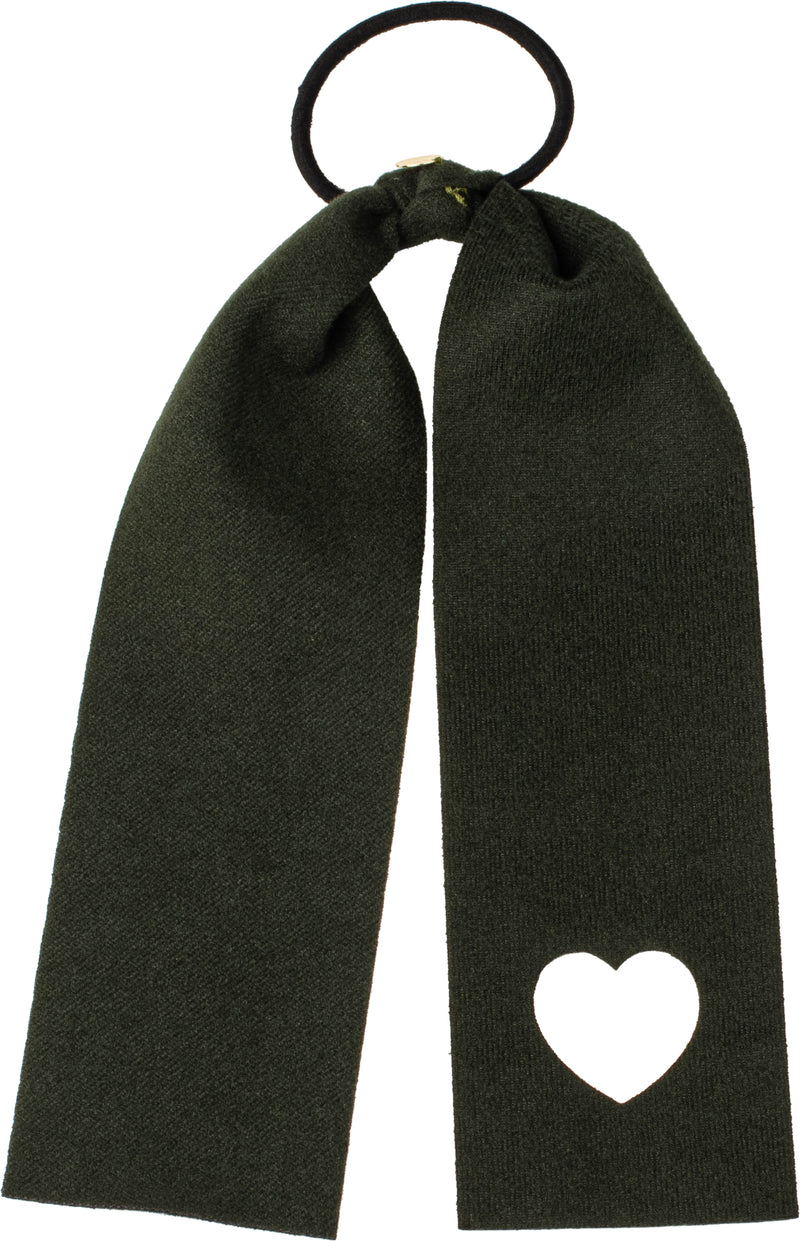 P6750 CHERIE FELT HEART CUT OUT PONY W TIES
