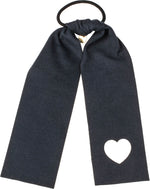 P6750 CHERIE FELT HEART CUT OUT PONY W TIES