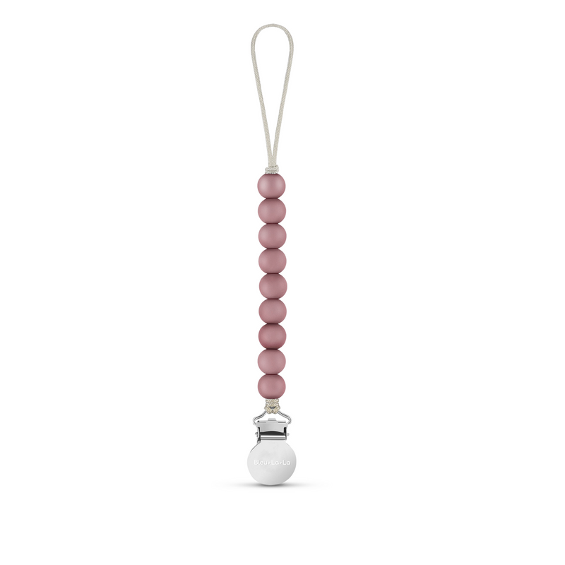 BLUE LA LA LULABABE PACIFIER CLIP