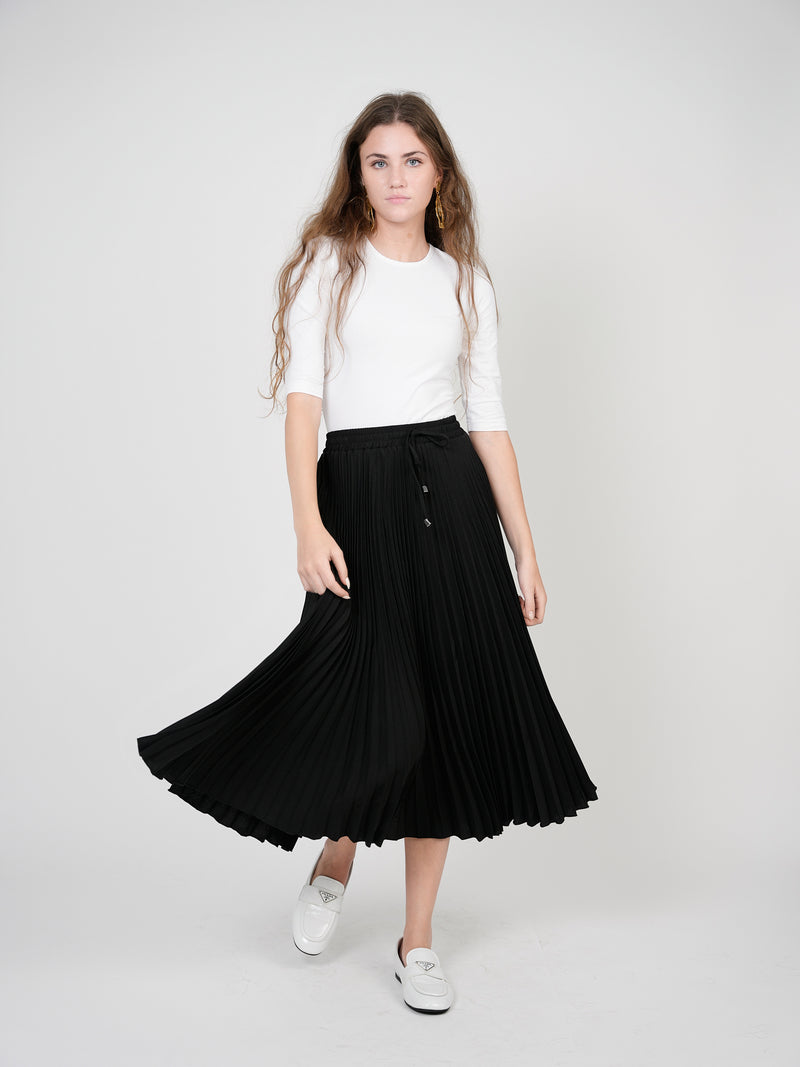 VIVA K LADIES ACCORDIAN PLEATED SKIRT SB1CM7544SM