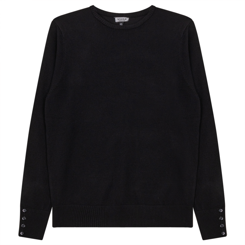 SB3CM8300TE VIVID BUTTON CUFF SWEATER