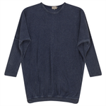SB3CM8399TW FAVES WAFFLE KNIT RIB COMBO BUTTON TOP