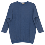 SB3CM8399TW FAVES WAFFLE KNIT RIB COMBO BUTTON TOP