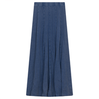 SB3CM8403SLW FAVES WAFFLE STONE PANELED MAXI SKIRT