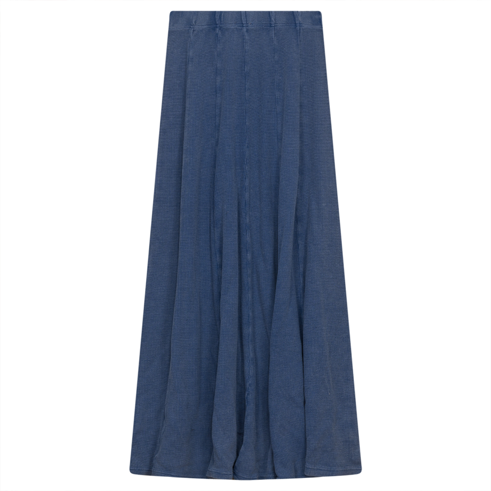 SB3CM8403SLW FAVES WAFFLE STONE PANELED MAXI SKIRT