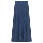 SB3CM8403SLW FAVES WAFFLE STONE PANELED MAXI SKIRT